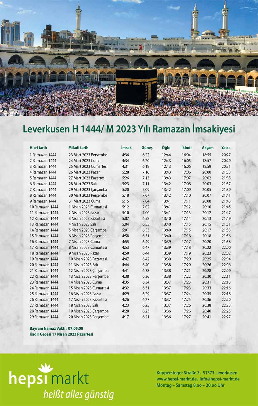 Sonderangebote für den Ramadan 2023