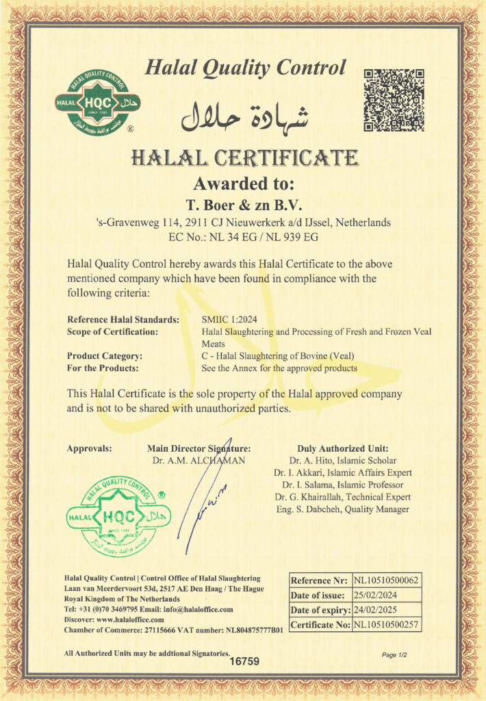Hepsi Halal Zertifikat