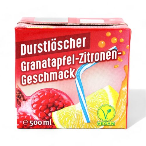 Durstlöscher Granatapfel-Zitrone