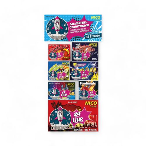 Feuerwerk Silvester Coutdown 7-tlg.