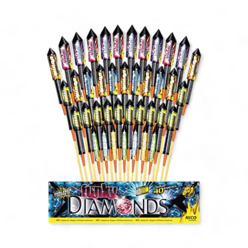 Feuerwerk Funky Diamonds 40er Rakten