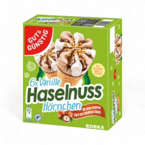 G&G Eis Hörnchen Vanille Nuss 720ml