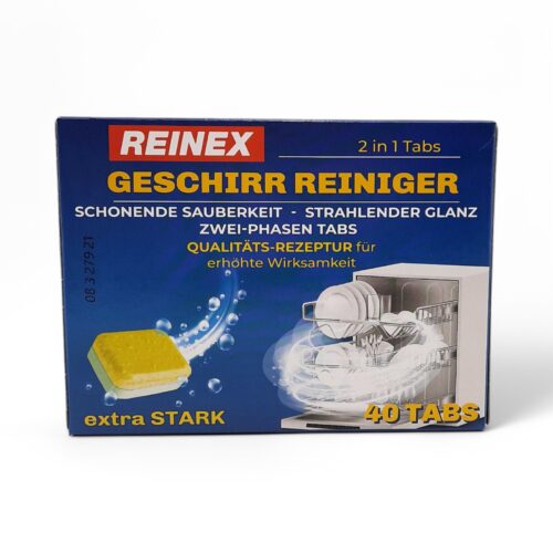 Reinex Geschirr-Reiniger Tabs 40-er