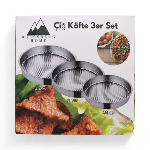 Weissberg Cig Köfte 3er Set 32cm/36cm/40cm