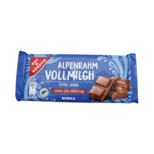 G&g Alpenrahm Vollmilch Schokolade