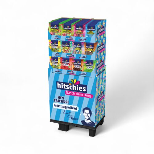 Hitschies Display sort. Fruchtgummi