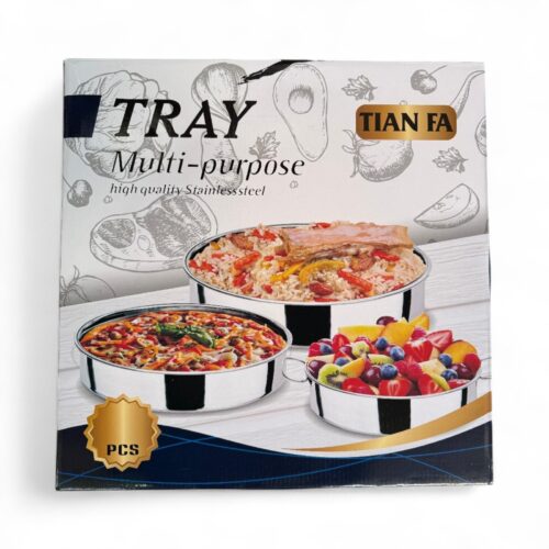 Cig Köfte Backblech 3er Set 32cm/36cm/40cm