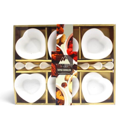 Weissberg Home Tapas Schalen mit Löffel 6er