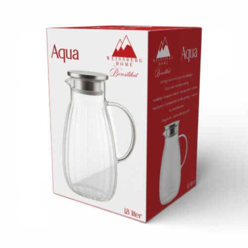 Weissberg Aqua Borosilikat Glas Karaffe 1,8l