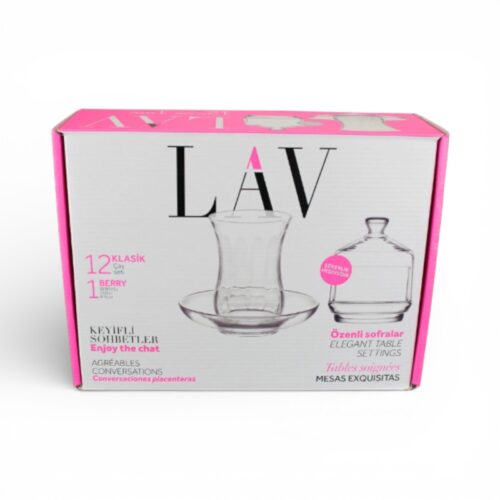 LAV KEYIFS2 Cay Seti 12pcs / Teeglasset 12er
