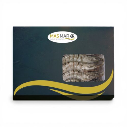 Black Tiger Garnele mit Kopf 16/20