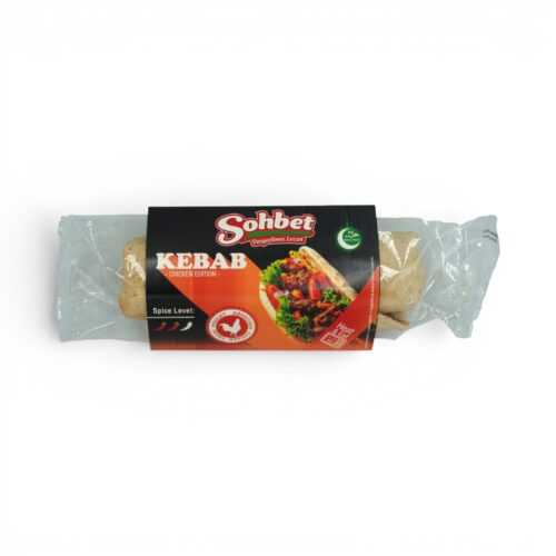 Geflügel-Kebab Pitabrot mit Käse mittelscharf