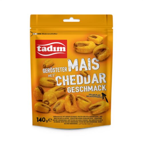 Gerösteter Mais mit Cheddar Geschmack