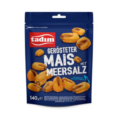 Gerösteter Mais mit Meersalz