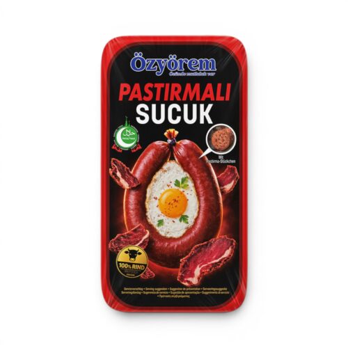 Özyörem Sucuk mit RInderschinkenstücke