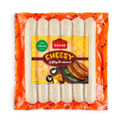 Kamar Cheesy Geflügelbratwurst