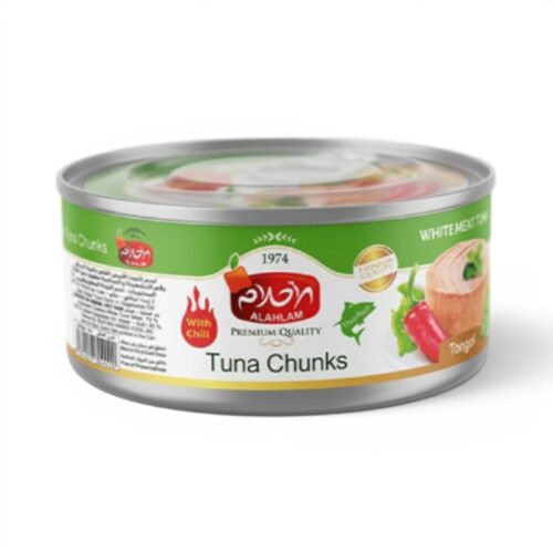 AL AHLAM Thunfischstücke in Sojaöl mit Chilli