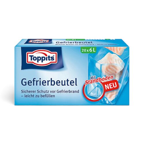 Toppits Gefrierbeutel Standbeutel 6l