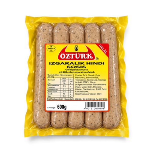 Öztürk Izgaralik Hindi Sosis