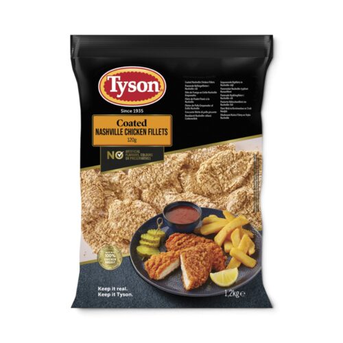 Tyson Coated Nashville Chicken Fillets 1,2kg